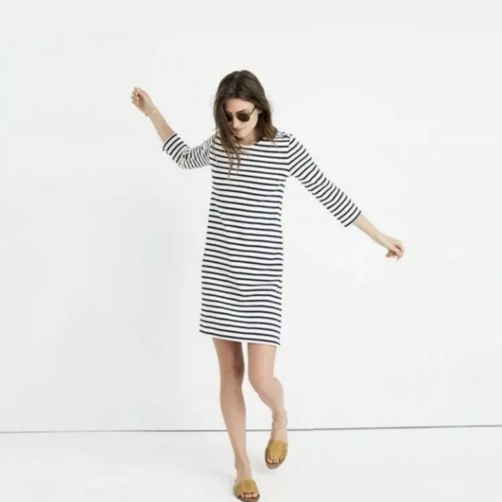 Madewell Gondola Stripped Dress Size XS